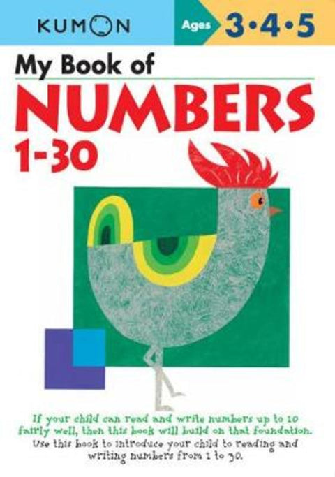 My Book of Numbers 1 - 30 (UK Commonwealth Edition) by Kumon - 9781941082140