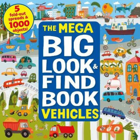Mega Big Look and Find Vehicles by Clever Publishing Anikeeva - 9781954738249