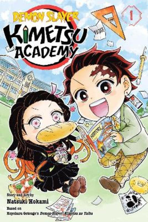 Demon Slayer: Kimetsu Academy, Vol. 1 by Koyoharu Gotouge - 9781974740352