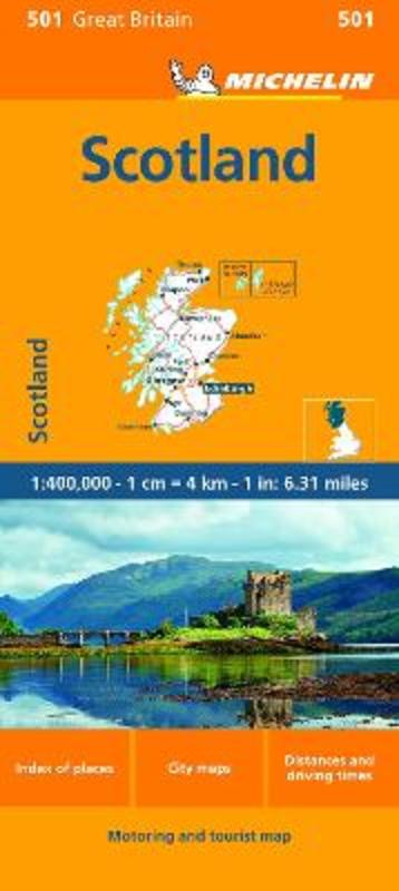 Scotland - Michelin Regional Map 501 by Michelin - 9782067259515