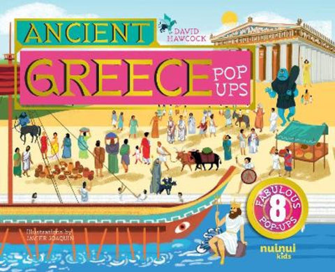 Ancient Greece Pop-Ups by David Hawcock - 9782889754144