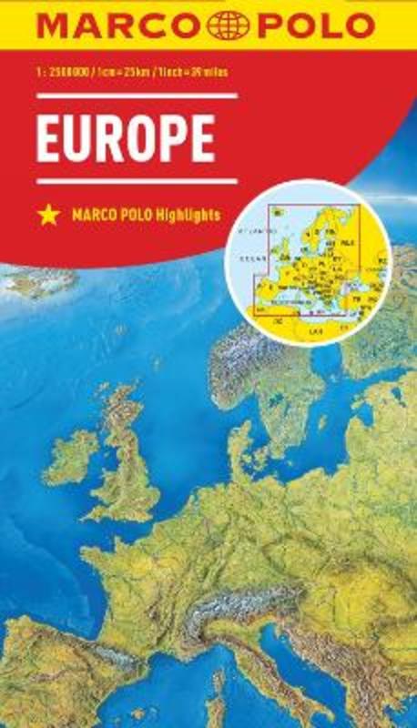 Europe Marco Polo Map by Marco Polo - 9783829738262