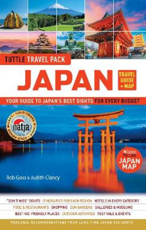 Japan Travel Guide + Map: Tuttle Travel Pack by Rob Goss - 9784805314746
