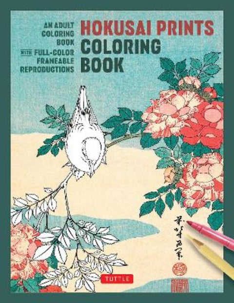 Hokusai Prints Coloring Book by Katsushika Hokusai - 9784805320600