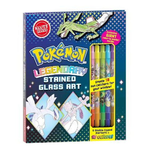 Legendary Pokemon Stained Glass Art from Editors of Klutz - Harry Hartog gift idea