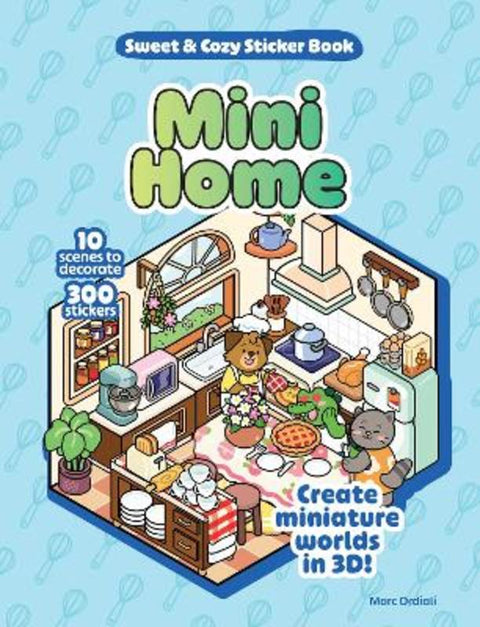Mini Home Sweet & Cozy Sticker Book by Marc Ordiali - 9798317901974