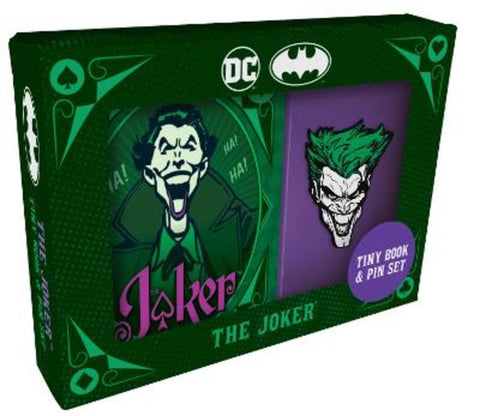 DC Comics: The Joker Tiny Book and Pin Set by Insight Editions - 9798886637106
