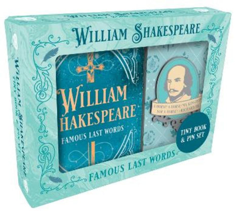 William Shakespeare Tiny Book and Pin Set by Insight Editions - 9798886639261