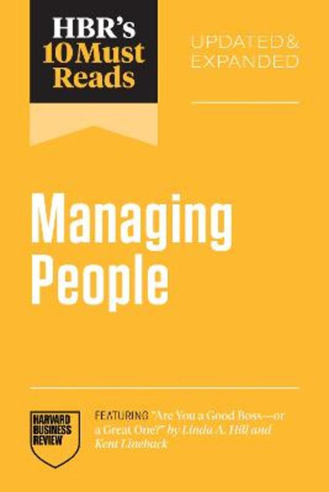 HBR's 10 Must Reads on Managing People, Updated and Expanded by Harvard Business Review - 9798892791700