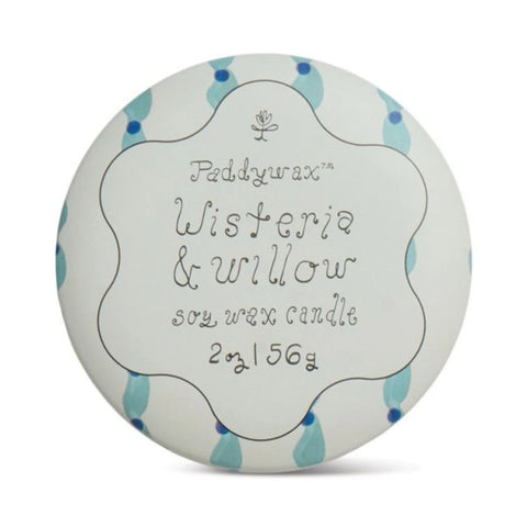 Wisteria & Willow Printed Tin Candle - Tulip