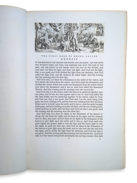 The Holy Bible, with the Apocrypha, 5 volumes (Nonesuch Press Edition)