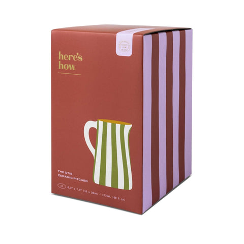 Otis Ceramic Pitcher
