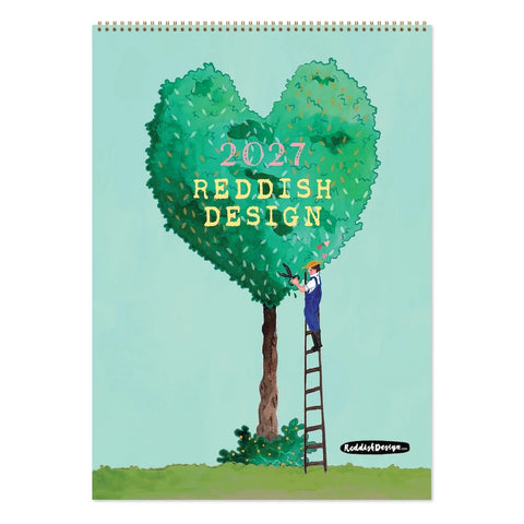 Reddish Medium Calendar 2027