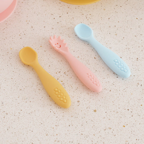 Sunset Silicone Cutlery Set