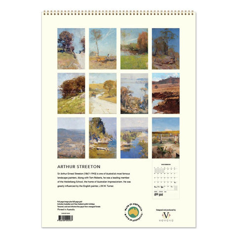 Arthur Streeton Calendar 2027