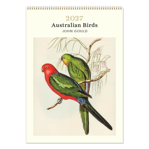 Australian Birds John Gould Calendar 2027