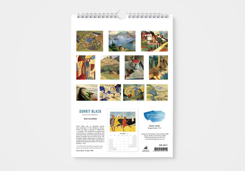 Dorrit Black 2026 Wall Calendar