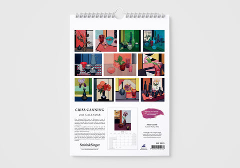 Criss Canning 2026 Wall Calendar