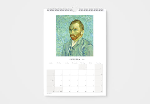 Vincent Van Gogh 2026 Wall Calendar