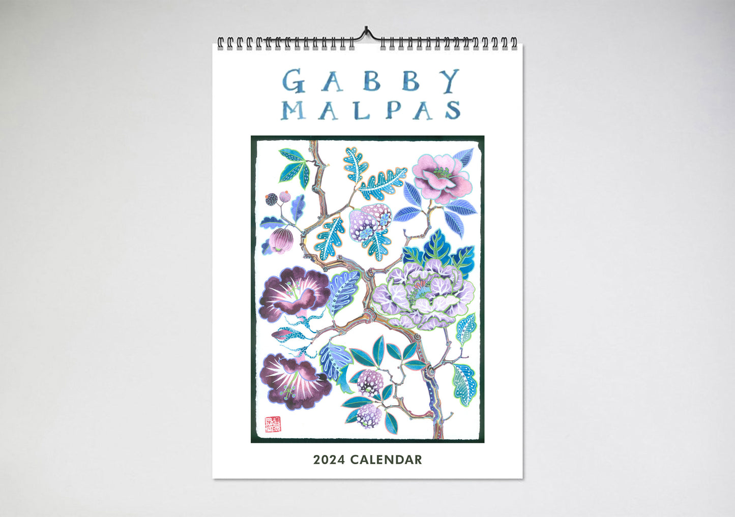 2024 Gabby Malpas Wall Calendar