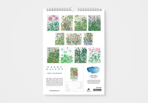 Gabby Malpas 2026 Wall Calendar