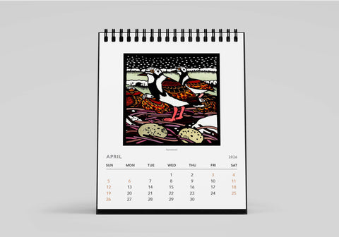 Kit Hiller 2026 Desk Calendar