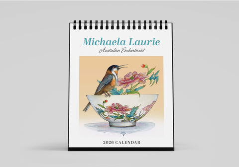 Michaela Laurie 2026 Desk Calendar