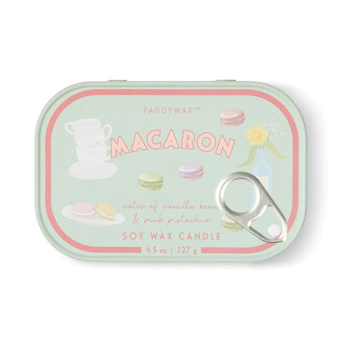 Bistro 4.5oz Printed Tin - Macaron (Pink Pistachio)