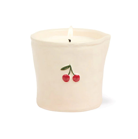 Smoked Cherry Ceramic Candle - Bistro