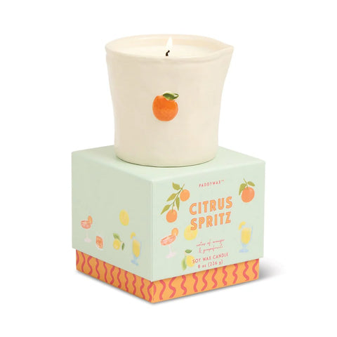 Citrus Spritz Ceramic Candle  - Bistro