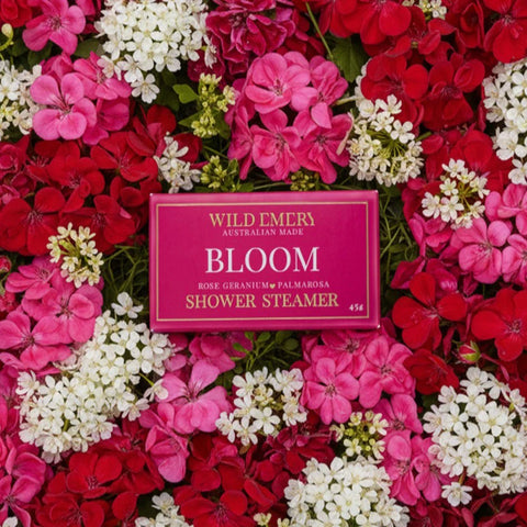 Bloom Shower Steamer | Rose Geranium x Palmarosa