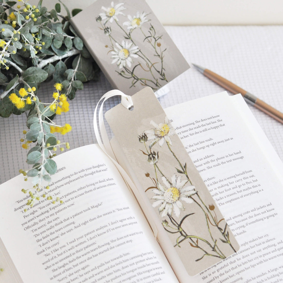 Flannel Flower Bookmark