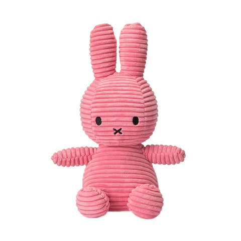 Bubblegum Pink Miffy Plush | Eco Corduroy | 23 cm