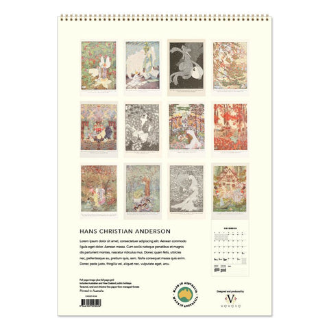 Hans Christian Anderson Medium Calendar 2027