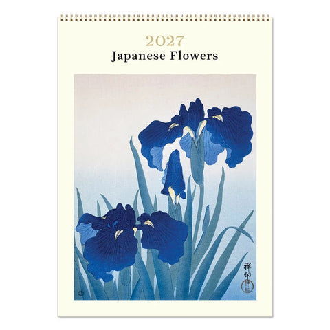 Japanese Flowers Calendar 2027