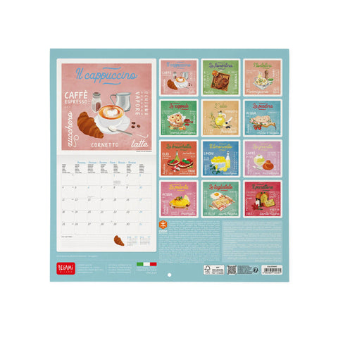 2027 Square Wall Calendar - La Dolce Vita