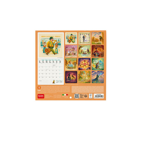 2027 Square Wall Calendar - Book Lover's