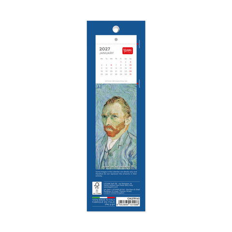 2027 Bookmark Calendar - Vincent Van Gogh