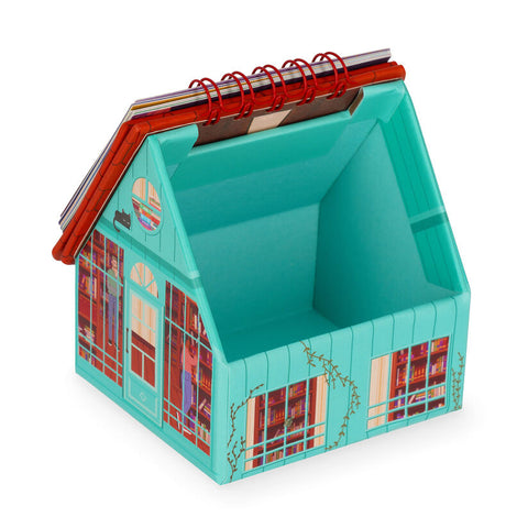 2027 Desk Calendar with Storage - Book Store