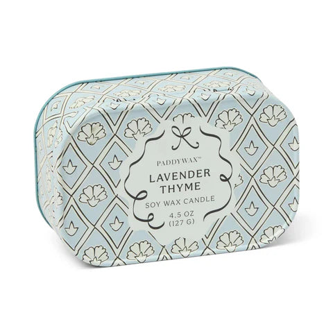 Cherie Candle Tin | Lavender and Thyme | 4.5 oz
