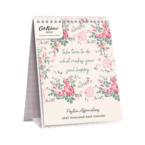 2027 Cath Kidston Positive Affirmations Desk Calendar
