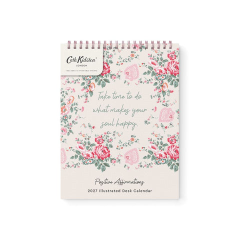 2027 Cath Kidston Positive Affirmations Desk Calendar