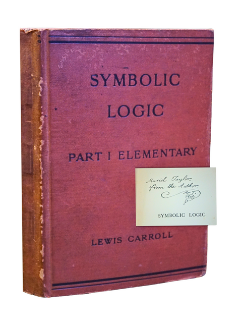 Symbolic Logic: Part 1 Elementary (Inscribed by Author)