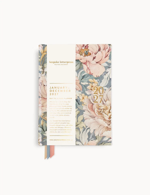 2027 Day to Page Small Planner - Regency Bloom