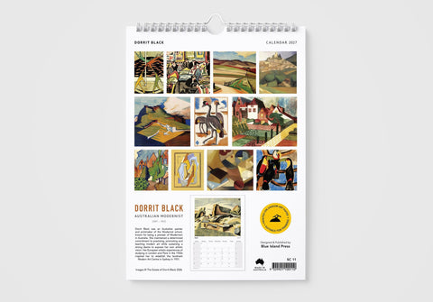 Dorrit Black 2027 Wall Calendar