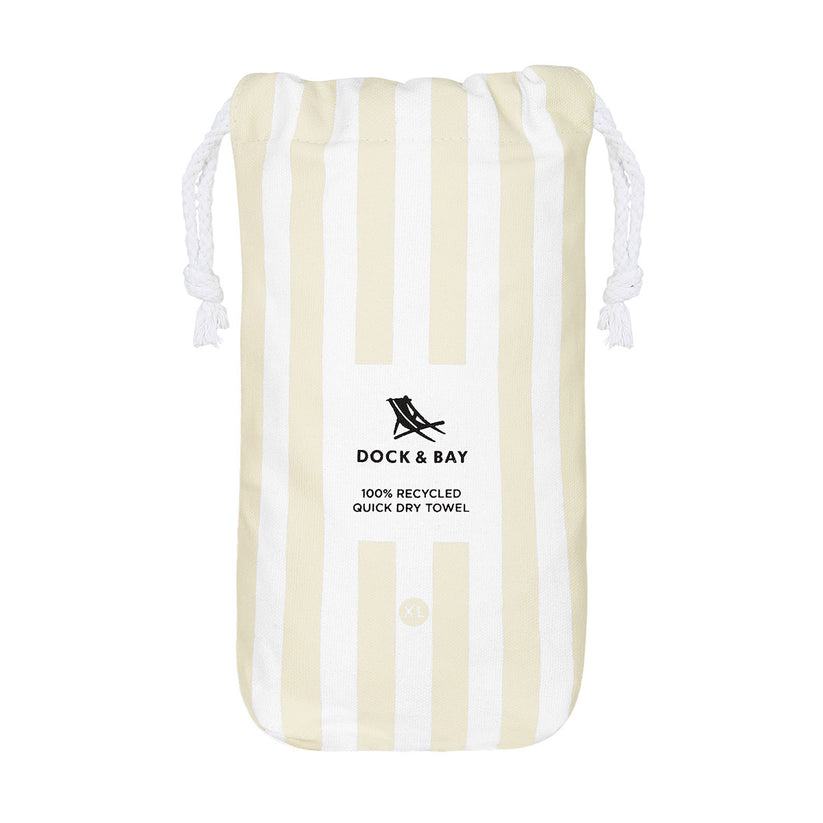 Extra Large Beach Towel Bora Bora Beige - Cabana Light Collection