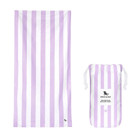 Extra Large Beach Towel Lombok Lilac - Cabana Light Collection