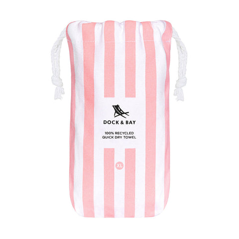 Extra Large Beach Towel Malibu Pink - Cabana Light Collection