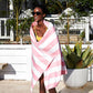 Extra Large Beach Towel Malibu Pink - Cabana Light Collection