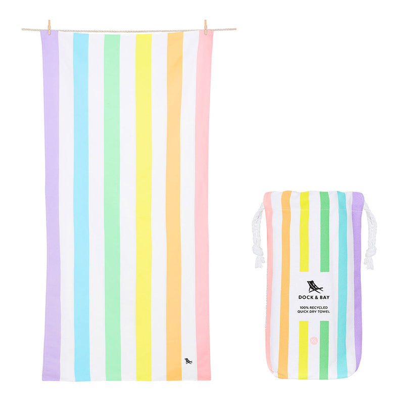Extra Large Beach Towel Unicorn Waves - Summer Collection